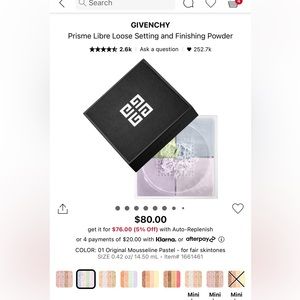 Givenchy prism libre powder shade 1